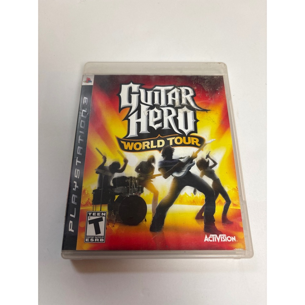 Guitar Hero World Tour Sony PlayStation 3 PS3 Activision 2008 Music Rhythm Game